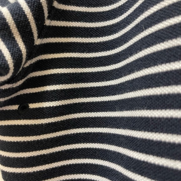 Nike Men's Small Black & White Striped Dri-Fit Polo - Picture 5 of 15